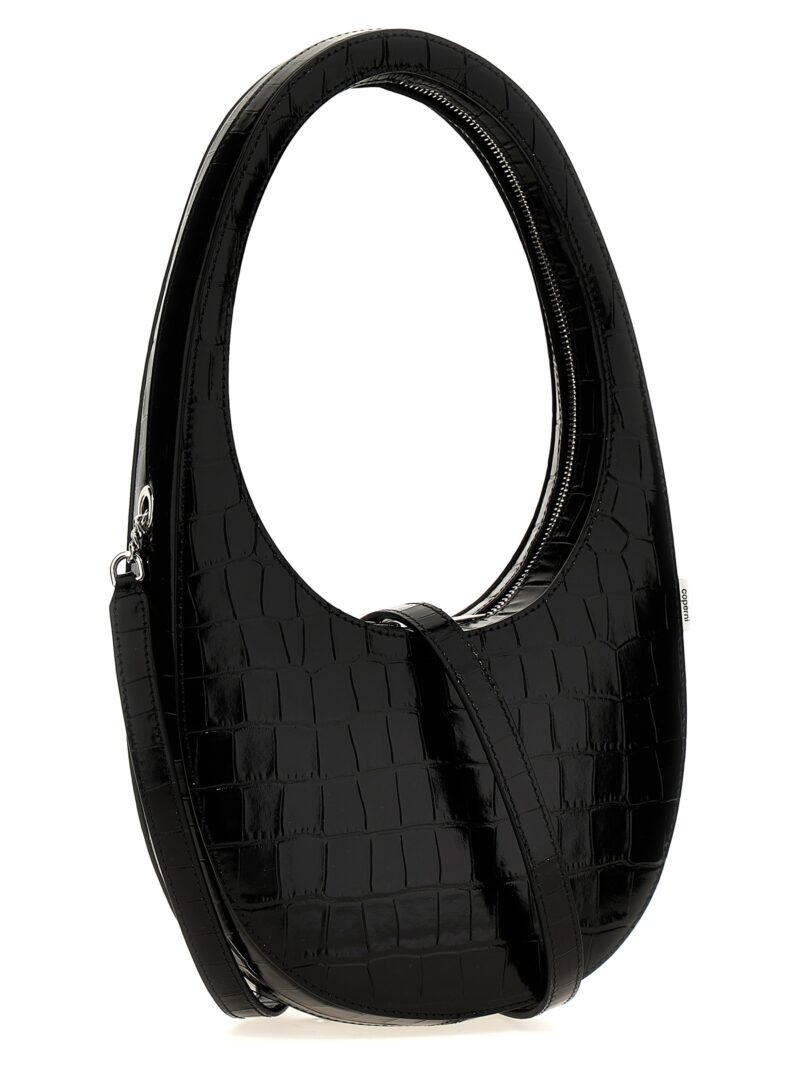 'Croco Swipe Bag' crossbody bag COPBA38838BLACK COPERNI Black