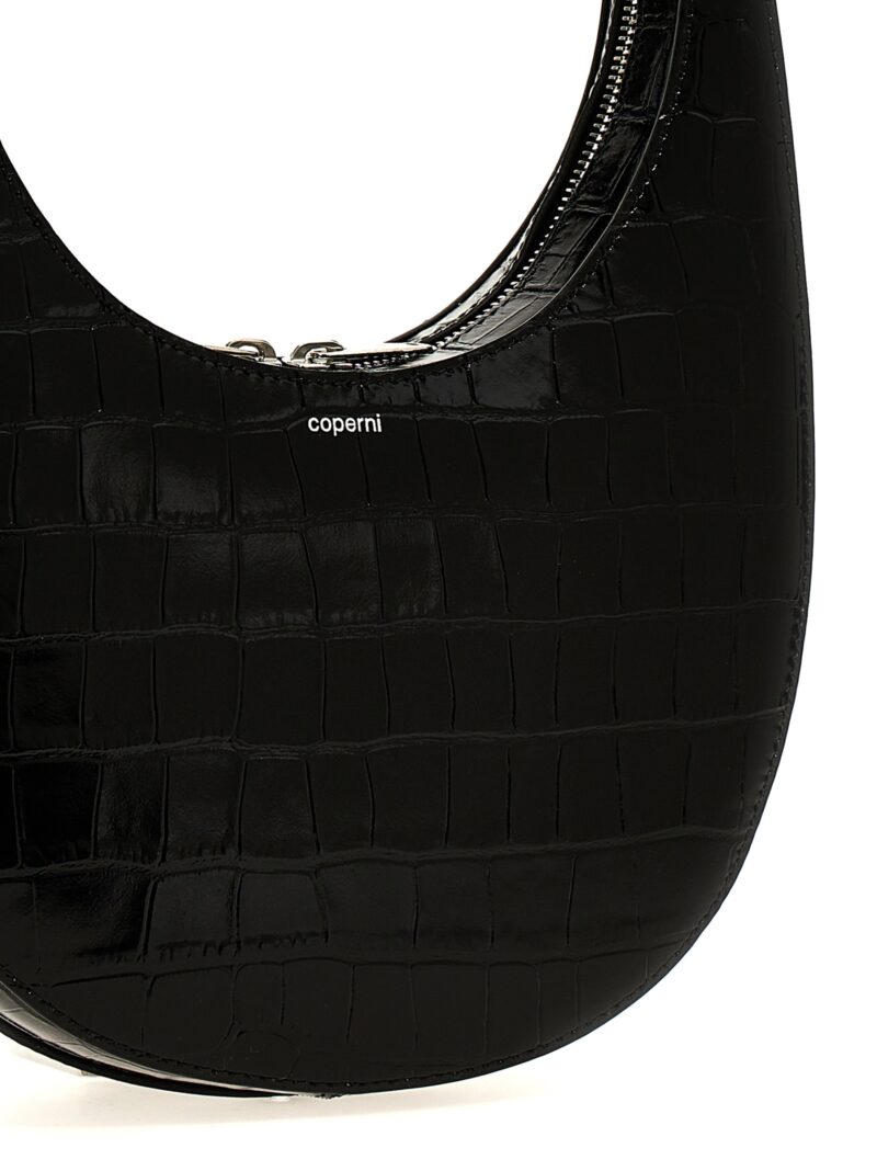 'Croco Swipe Bag' crossbody bag Woman COPERNI Black