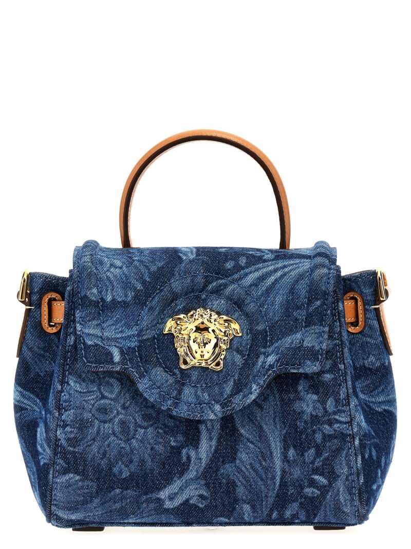 'Barocco' small handbag VERSACE Blue