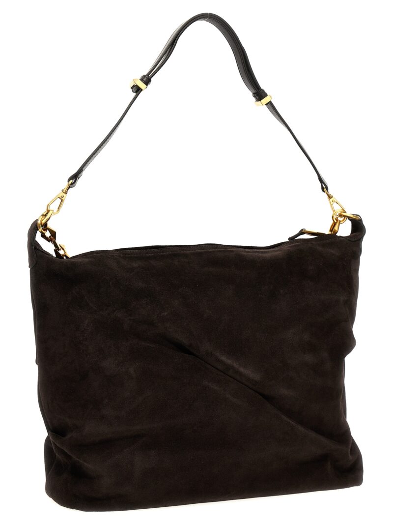 'Diamond Soft Hobo' shoulder bag DIAMONDSOFTHOBOMUWWCOFFEEGOLD JIMMY CHOO Brown