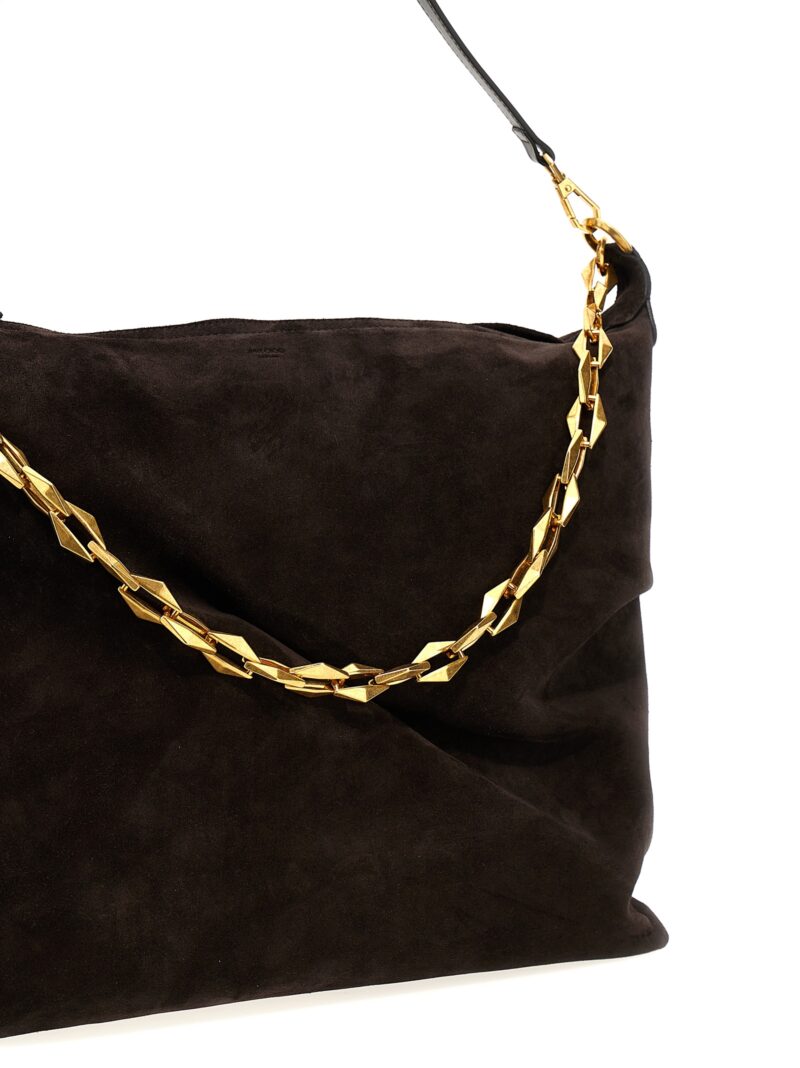 'Diamond Soft Hobo' shoulder bag Woman JIMMY CHOO Brown