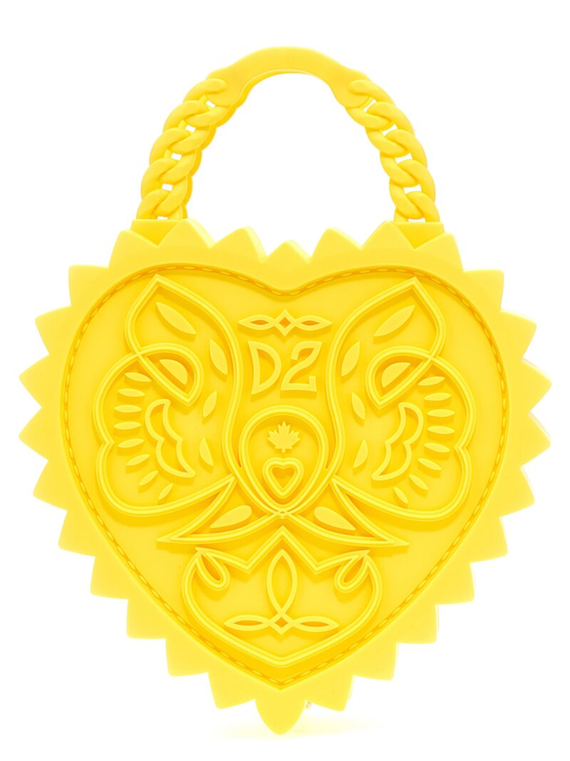 'Open Your Heart' handbag DSQUARED2 Yellow