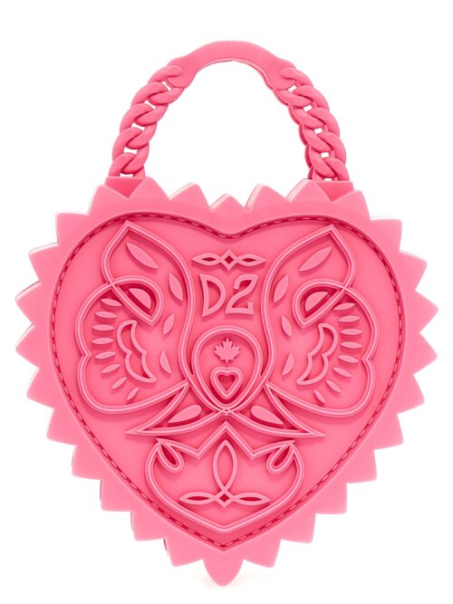 'Open Your Heart' handbag DSQUARED2 Pink