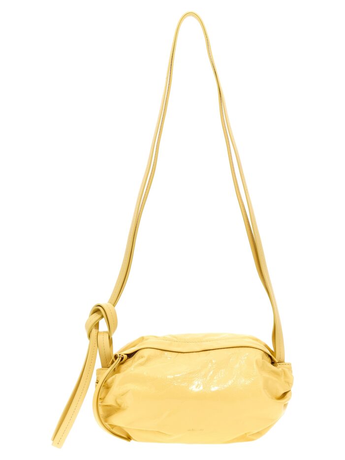 'Cushion' small shoulder bag JIL SANDER Yellow