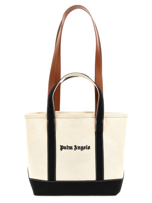 Logo shopping bag PALM ANGELS White/Black