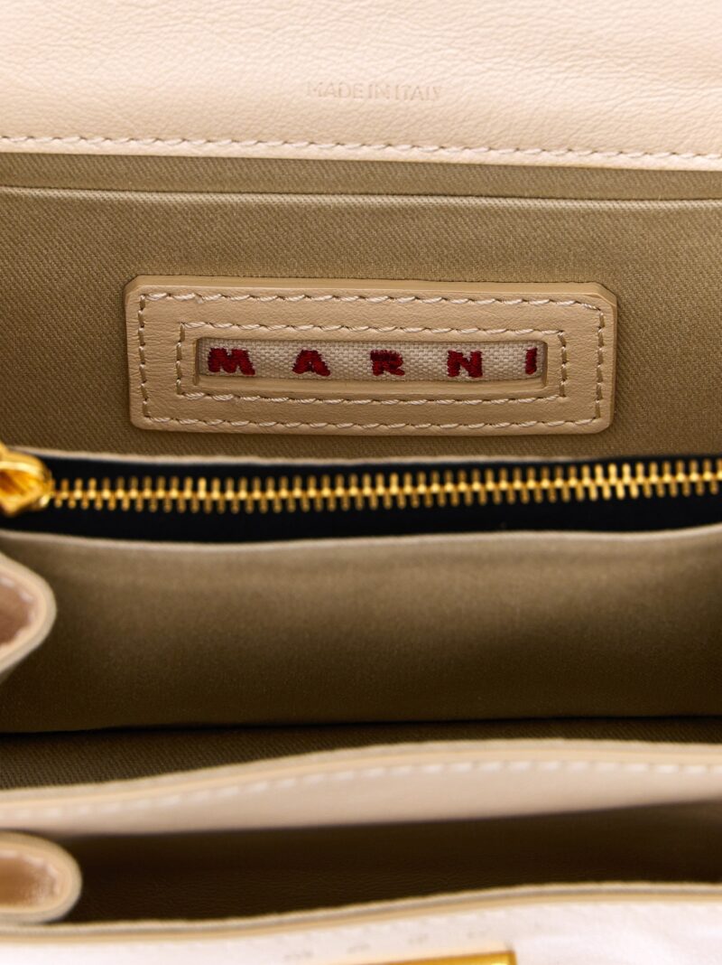 'Trunk Soft' mini shoulder bag 100% calfskin leather (Bos Taurus) MARNI Beige