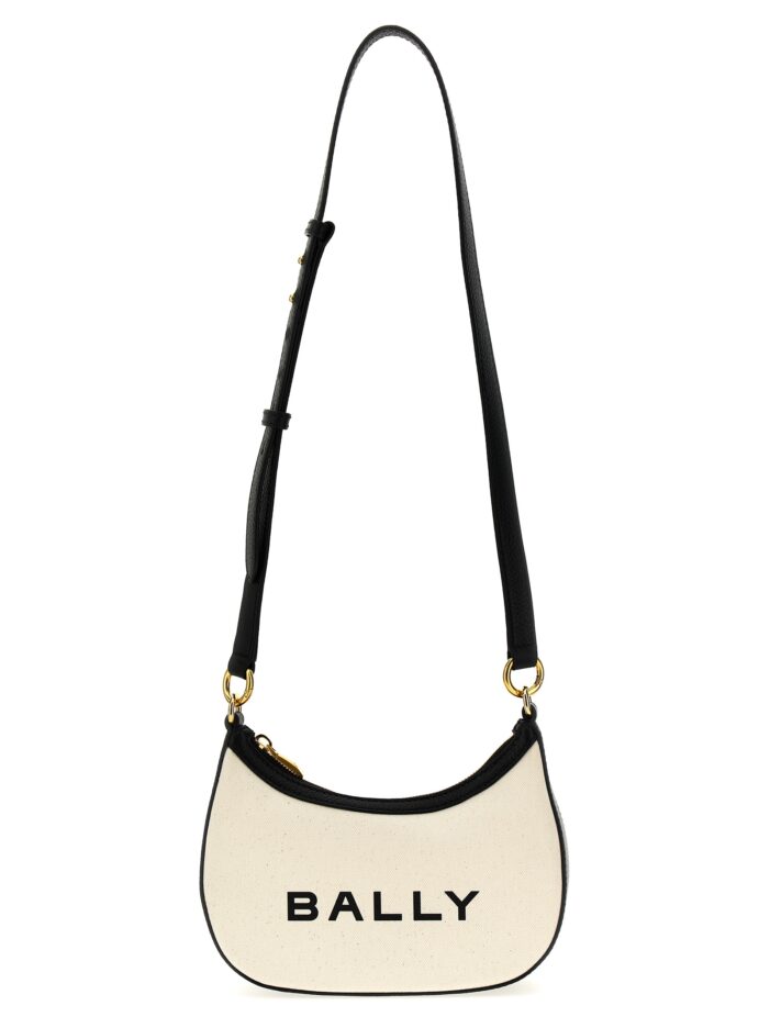 'Bar Ellipse' crossbody bag BALLY White/Black