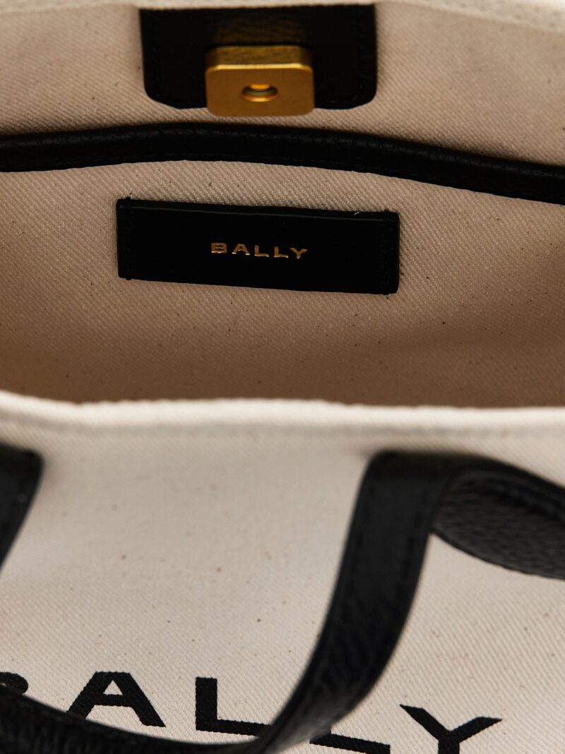 'Bar Mini Keep On' shopping bag  BALLY White/Black