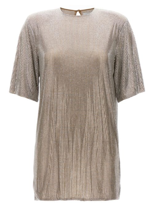 Crystal t-shirt GIUSEPPE DI MORABITO Beige