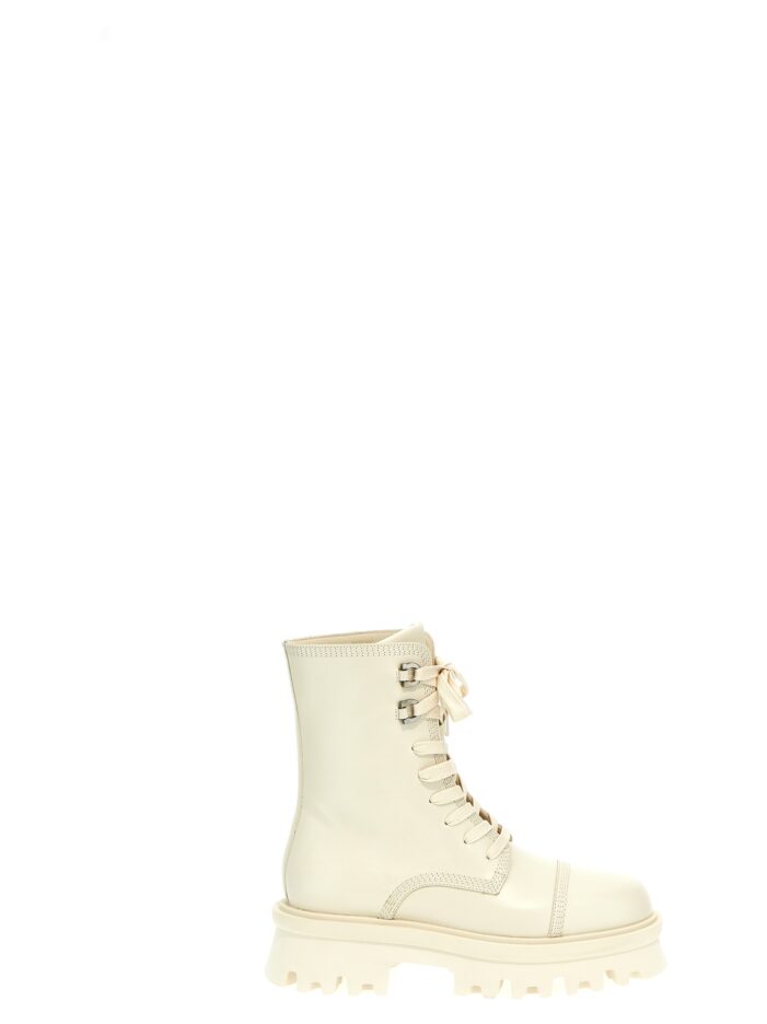'Kira' ankle boots FERRAGAMO White