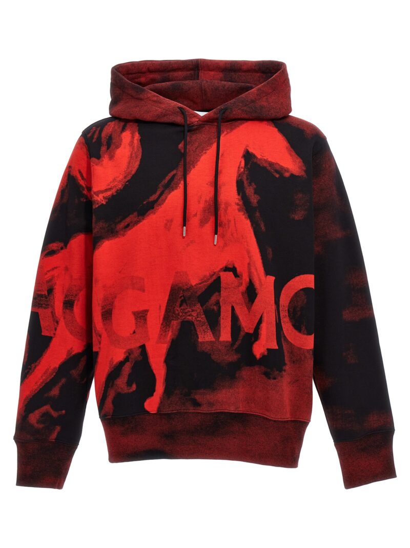 'Mustang' hoodie FERRAGAMO Multicolor