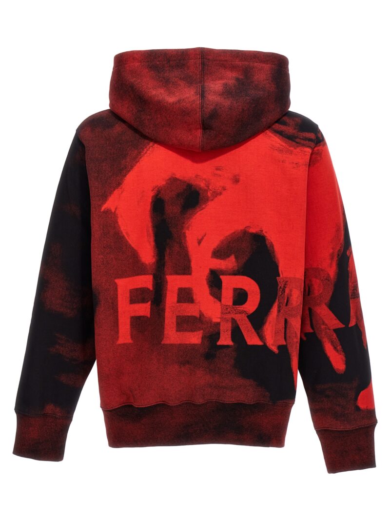 'Mustang' hoodie 0765314NERORED FERRAGAMO Multicolor