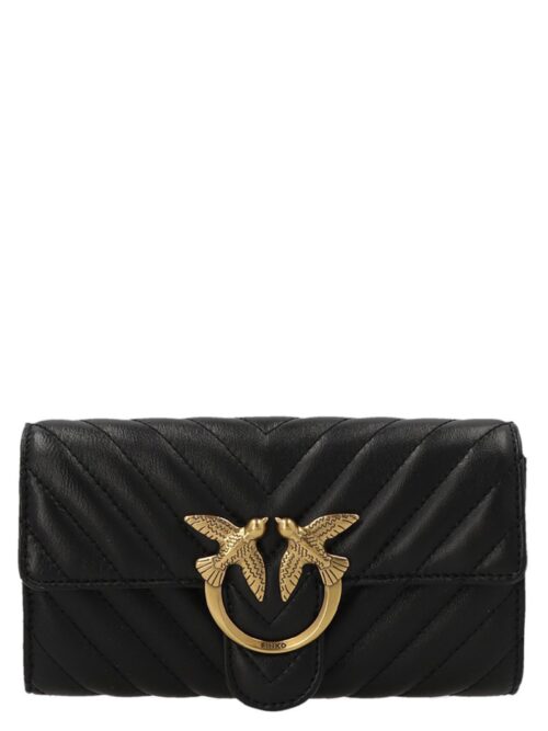 Portafoglio 'Love Bag One Wallet Chevron' PINKO Black