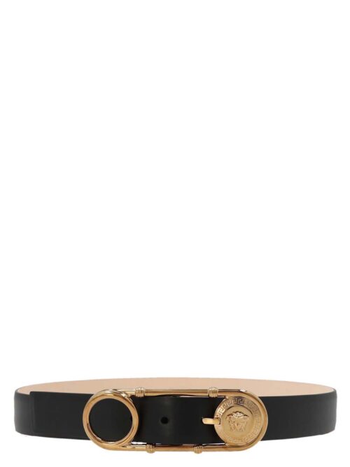 'Safety Pin' belt VERSACE Black