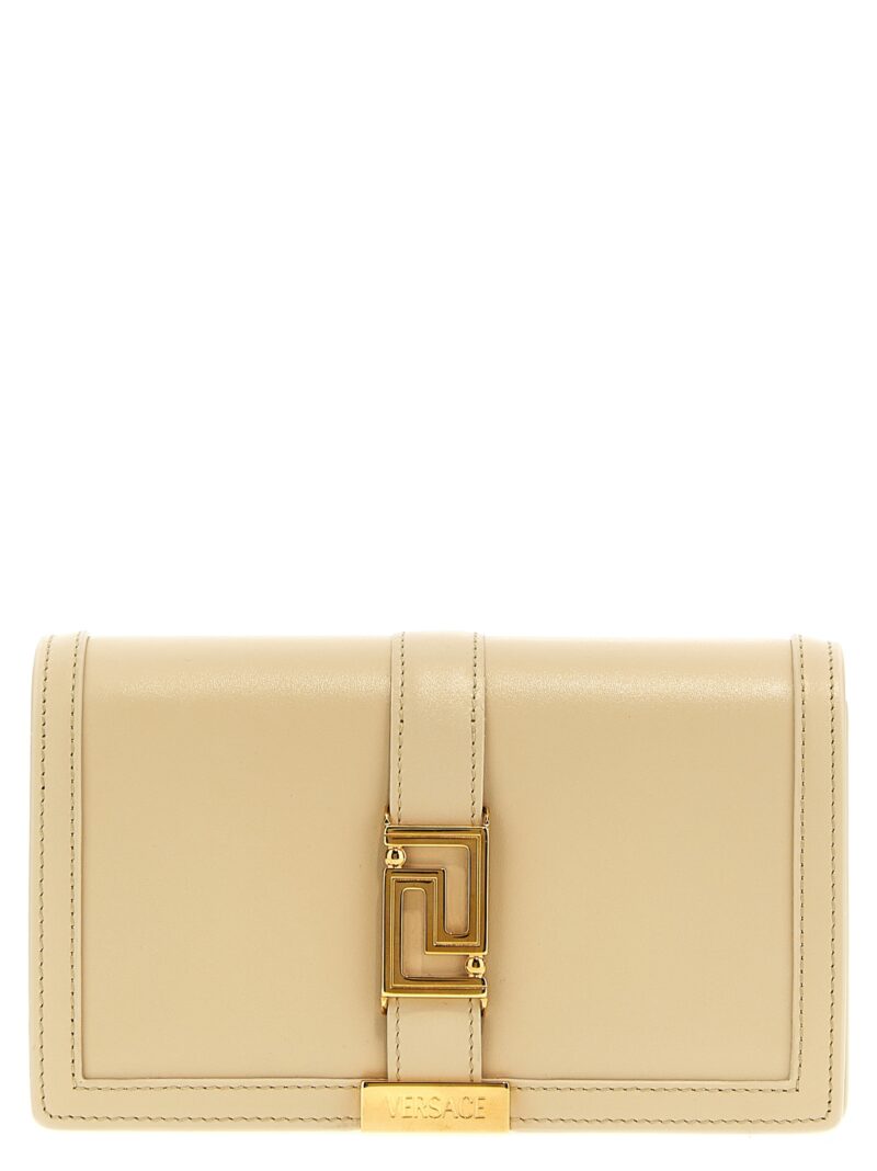 'Greca Goddess' clutch VERSACE Beige