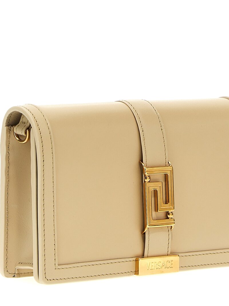 'Greca Goddess' clutch Woman VERSACE Beige