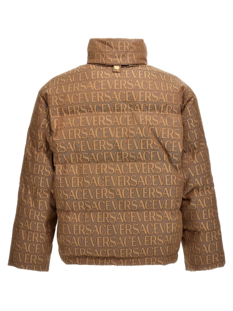 'Versace Allover' capsule La Vacanza down jacket 10102101A076492N740 VERSACE Brown