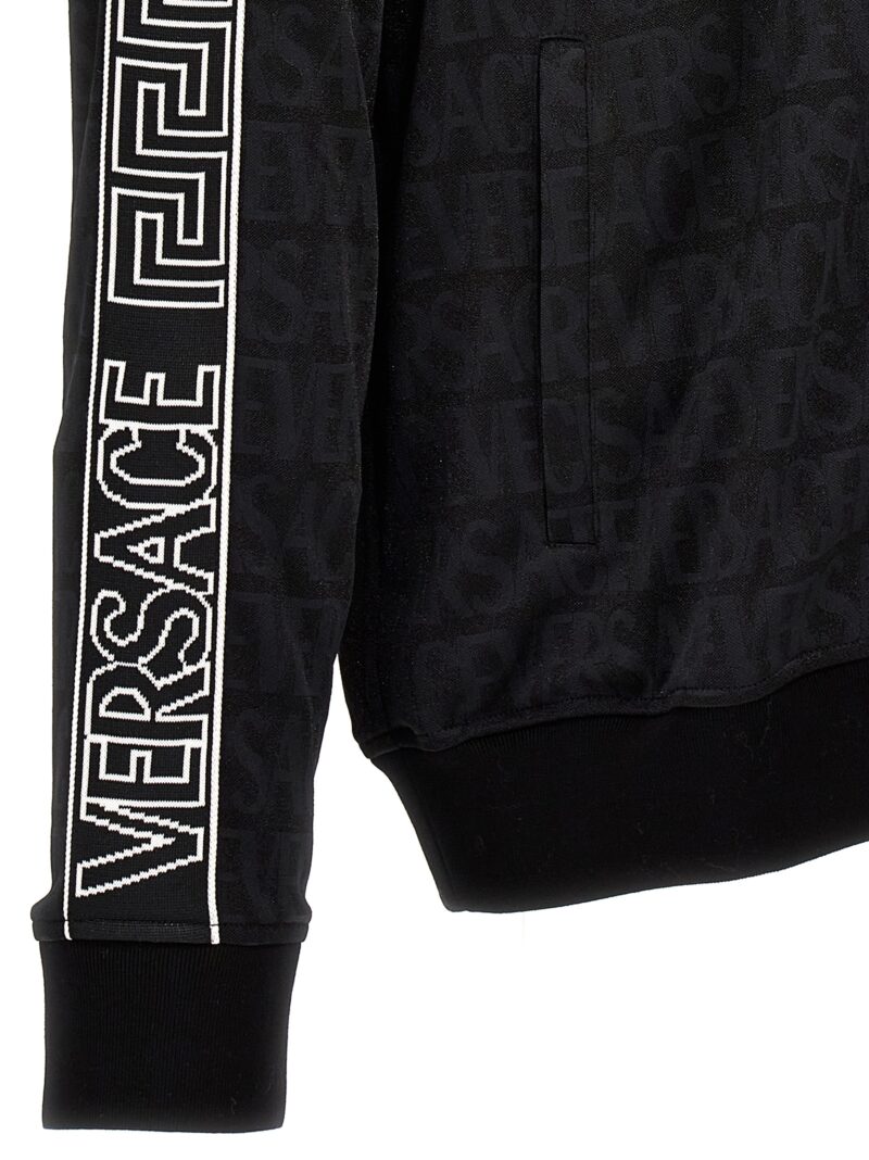 Logo sweatshirt Fall Winter 2023/2024 VERSACE Black