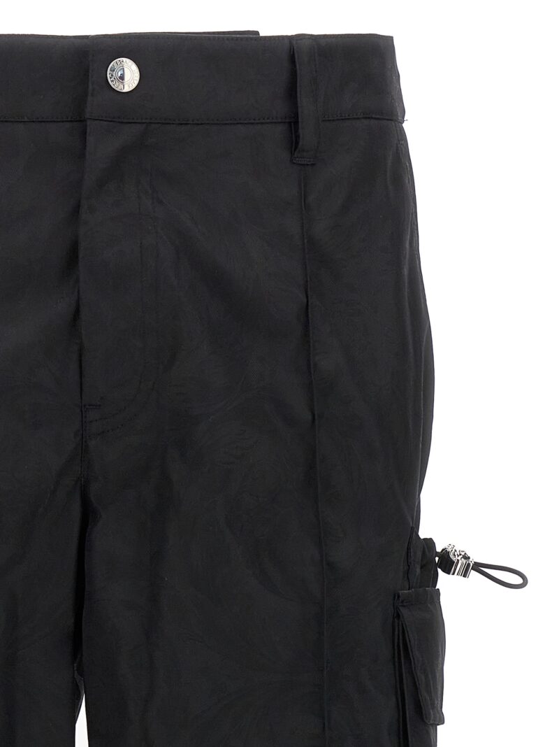 'Barocco' pants Man VERSACE Black