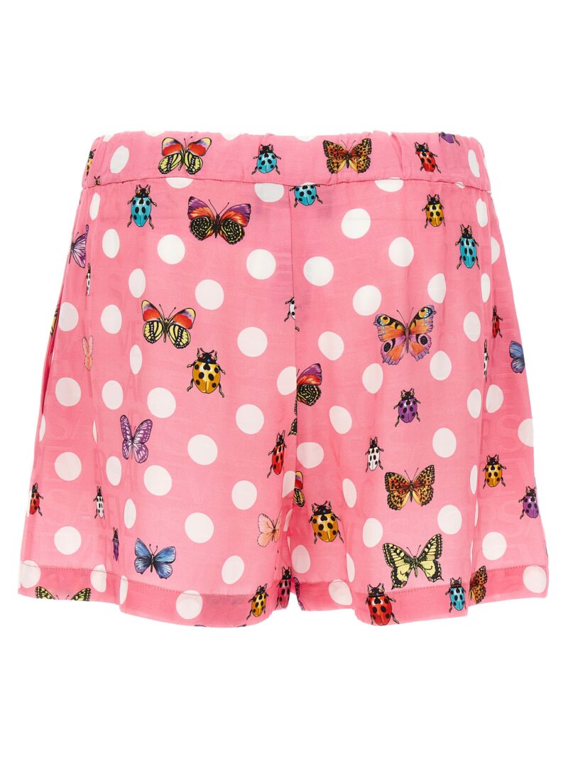 'Heritage Butterflies & Ladybugs Polka Dot' capsule Shorts 10112911A082115P020 VERSACE Pink