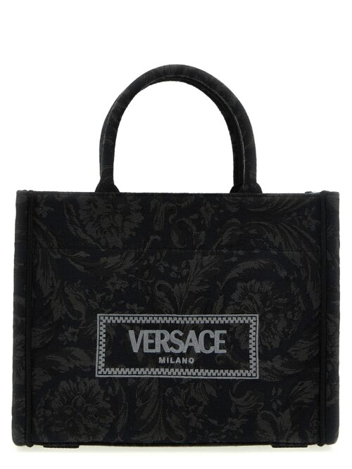 'Athena' small shopping bag VERSACE Black