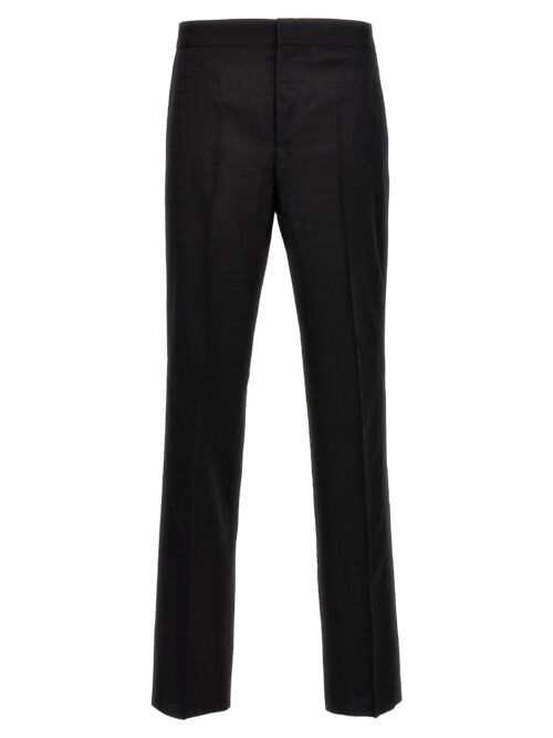 Croc jacquard trousers VERSACE Black