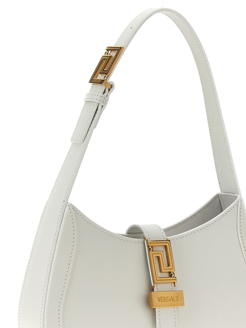 'Greca Goddess' small shoulder bag Woman VERSACE White