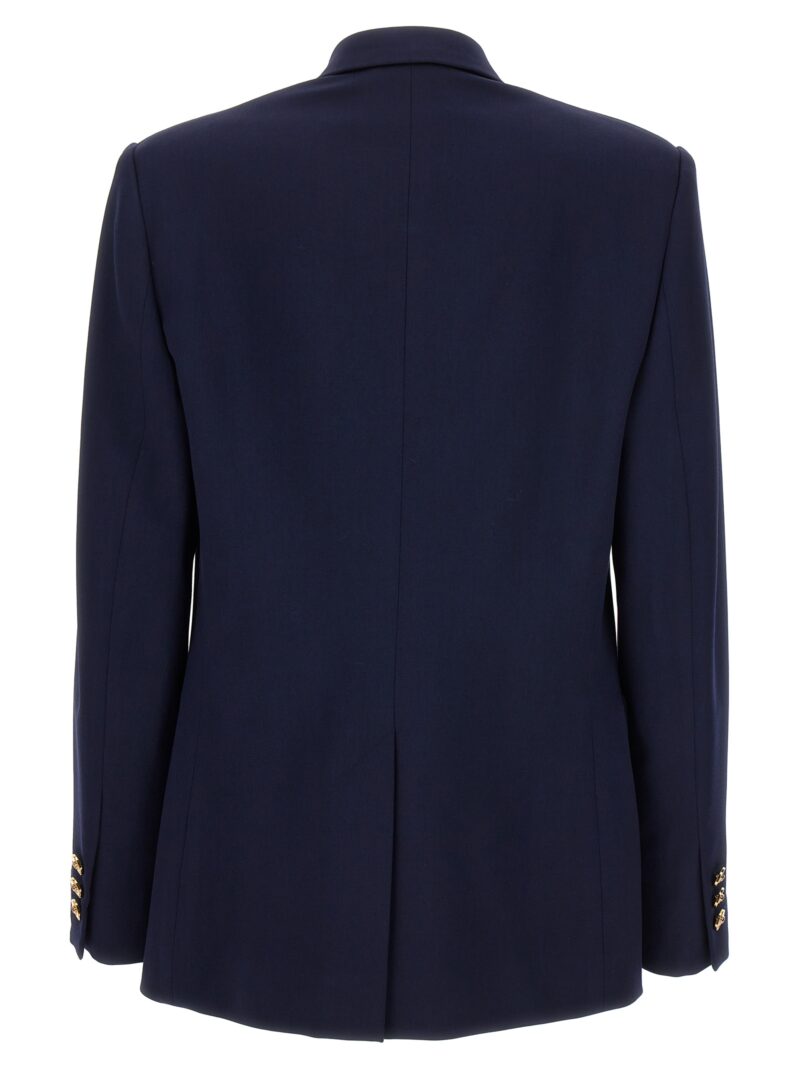 Double-breasted blazer 10134631A046491UI20 VERSACE Blue