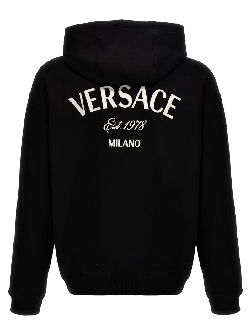 Logo hoodie 10139791A099231B000 VERSACE Black