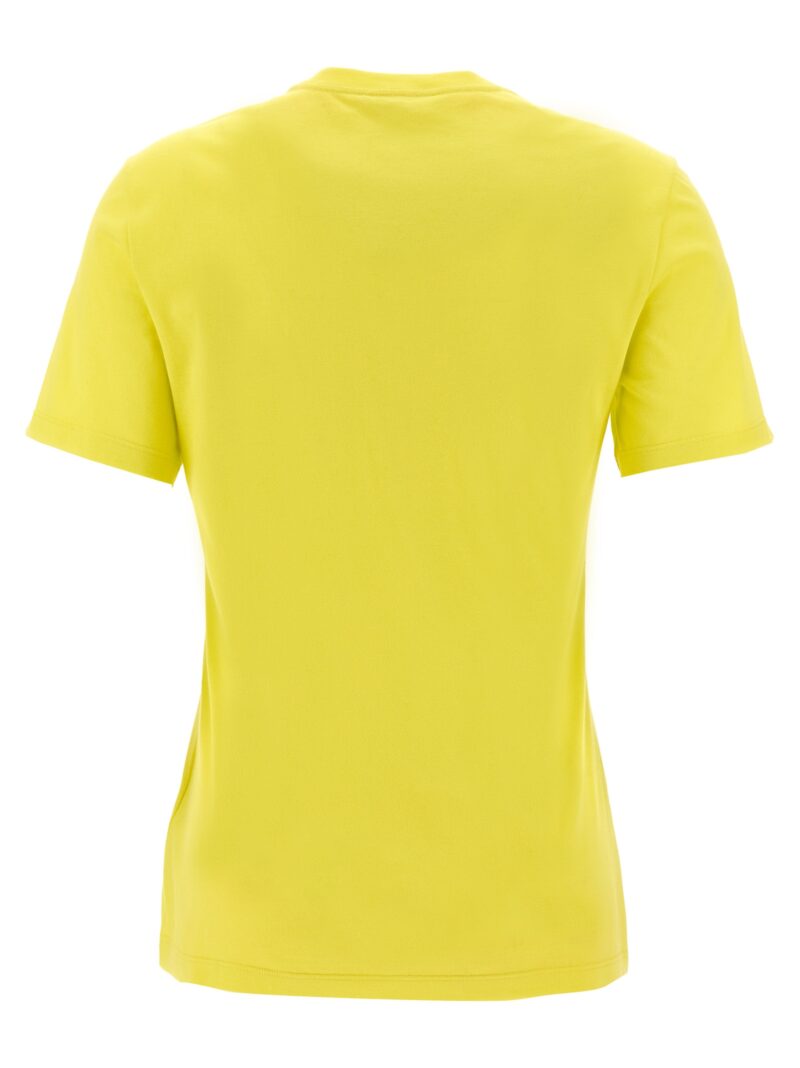 Logo embroidery t-shirt 10142731A091202Y860 VERSACE Yellow