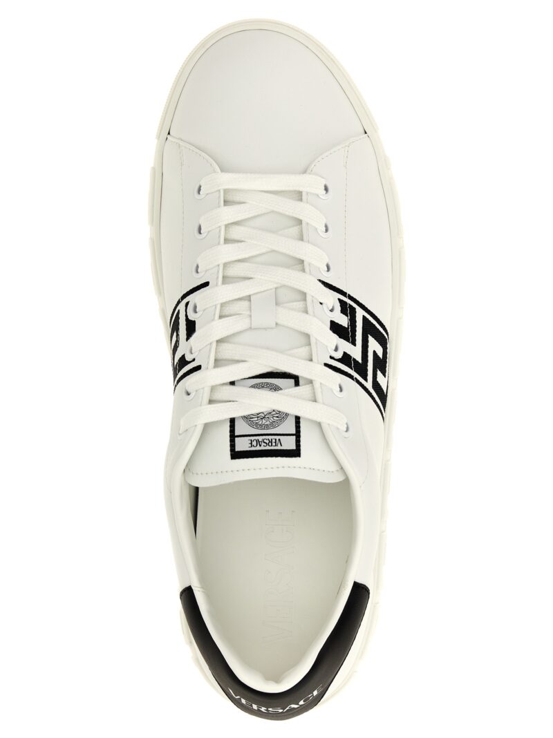 'Greca' sneakers 100% polyamide VERSACE White/Black