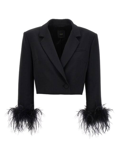 'Zagarese spencer' blazer PINKO Black