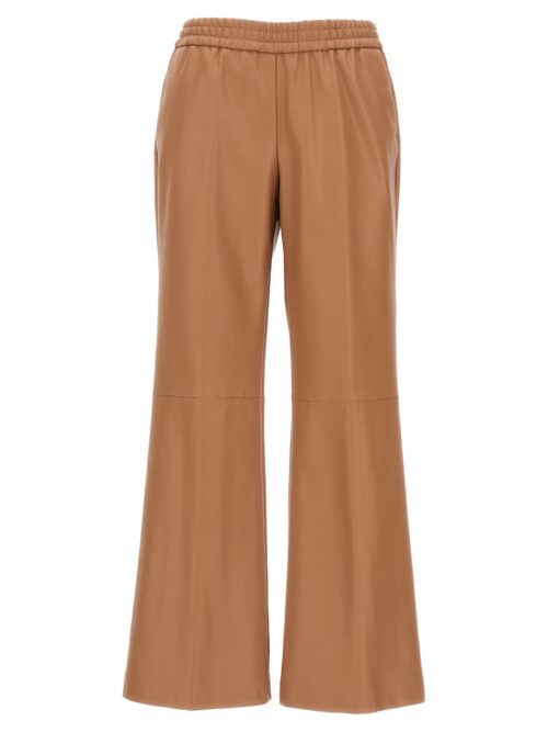 Eco leather pants NUDE Beige