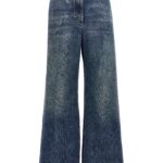 Logo embroidery jeans ETRO Blue