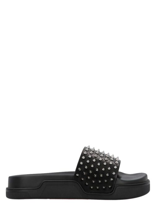 'Pool Fun' slides CHRISTIAN LOUBOUTIN Black