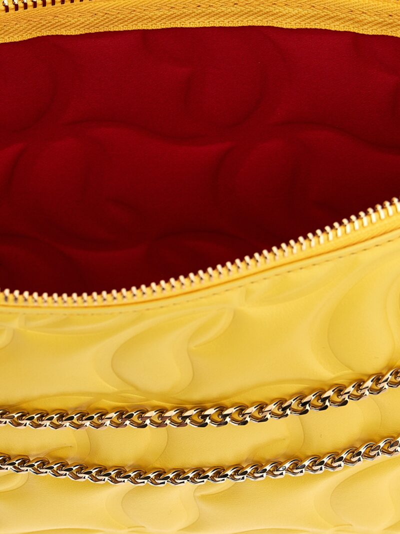 'Loubila' crossbody bag 100% calfskin leather CHRISTIAN LOUBOUTIN Yellow