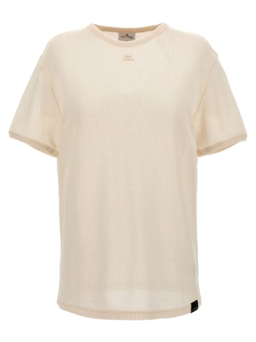 Mesh T-shirt COURREGES White