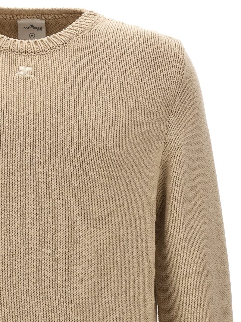 Side opening sweater Man COURREGES Beige