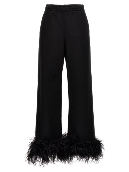 Feather pants PRADA Black