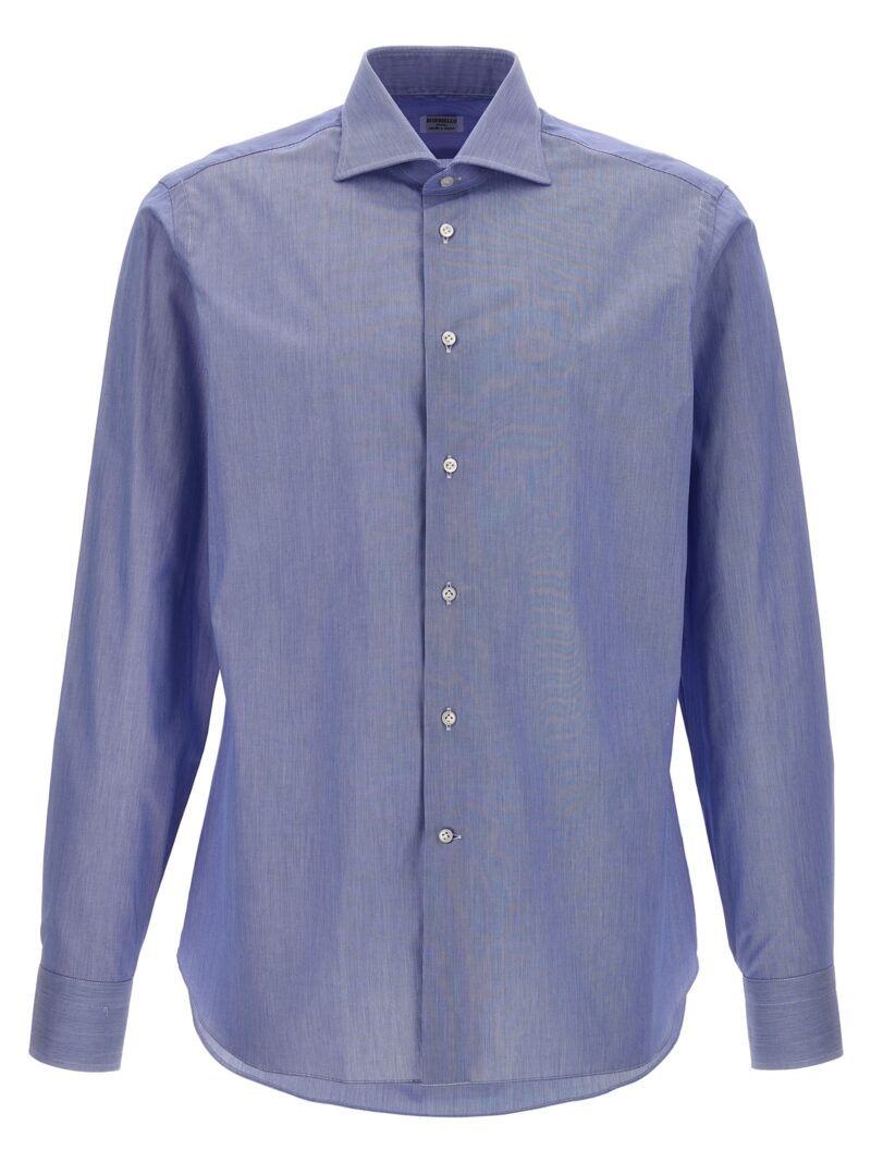 'falso unito' Cotton shirt BORRIELLO Light Blue