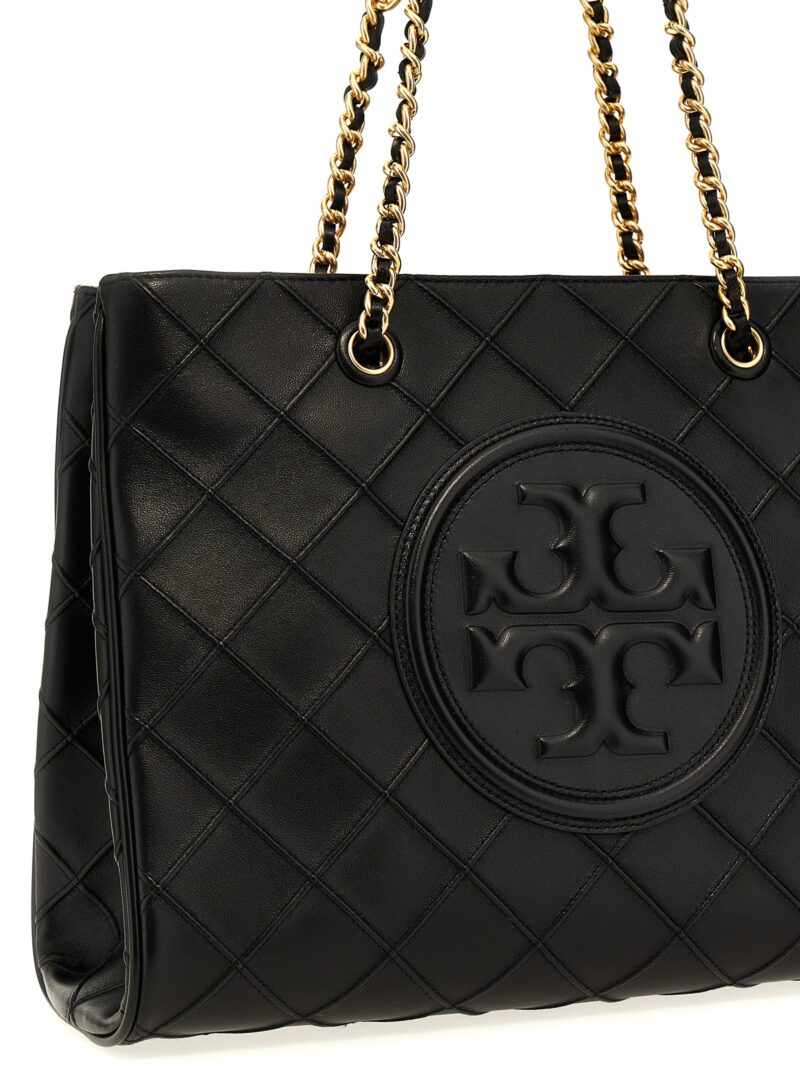 'Fleming Soft Chain' shopping bag Woman TORY BURCH Black