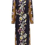 Printed silk chemisier dress TORY BURCH Multicolor