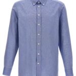 Cotton shirt ETRO Light Blue