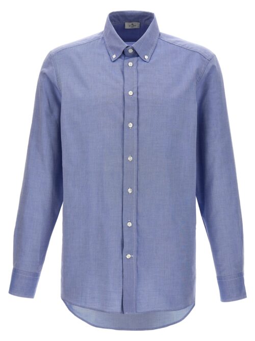 Cotton shirt ETRO Light Blue