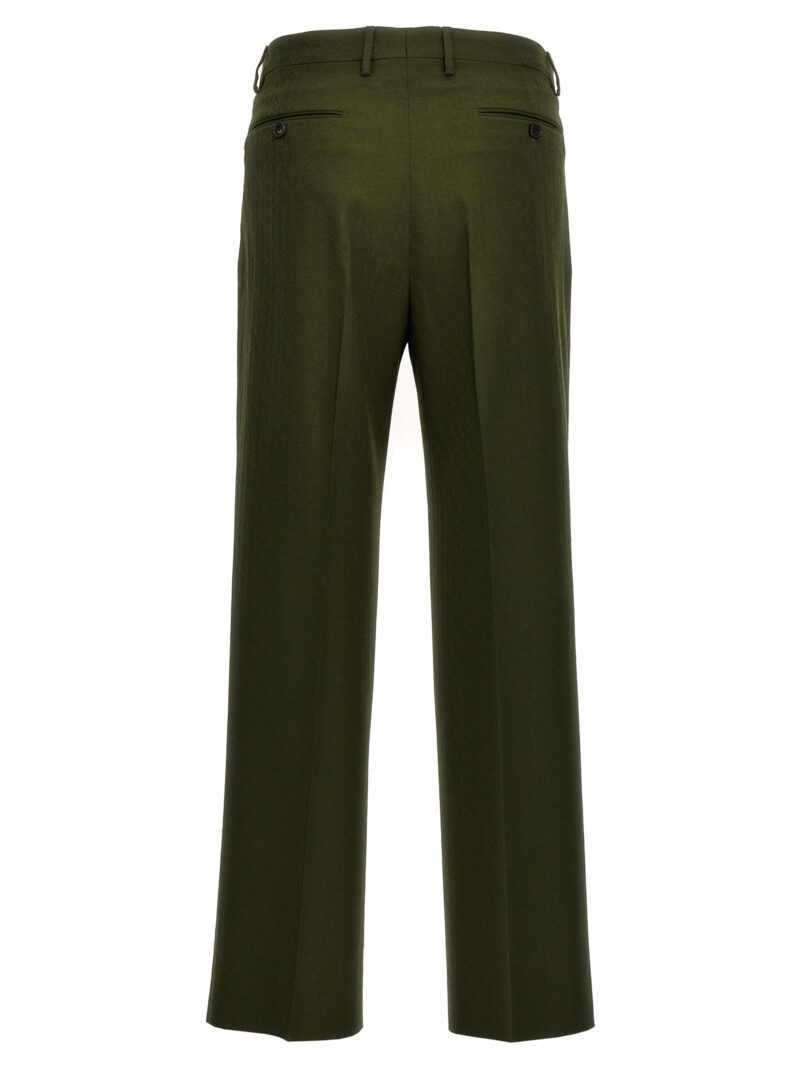 Jacquard wool pants 1W8010104500 ETRO Green