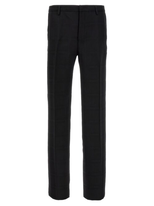 Check wool trousers ETRO Black