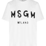 Logo t-shirt MSGM White