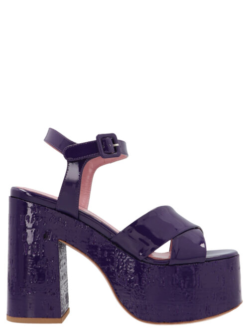 'Lacquer Doll' sandal HAUS OF HONEY Purple