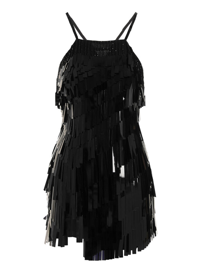 Sequin dress THE ATTICO Black