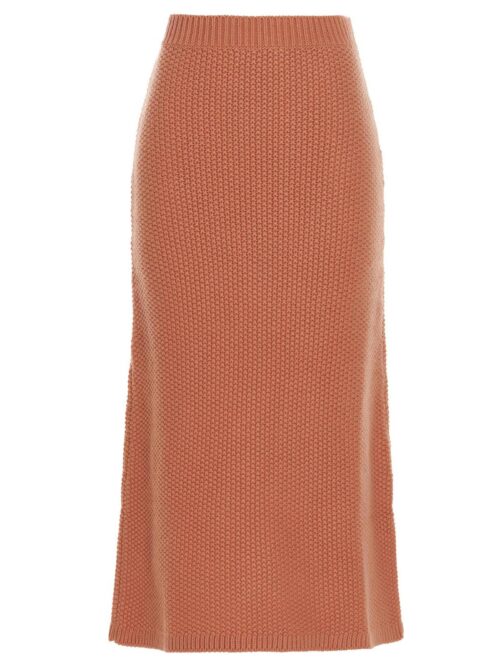 Knit long skirt CHLOÉ Orange